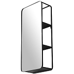 Прямоугольное настенное зеркало с полками Malcolm Industrial Mood Mirror варинант исполнения - 1 | Loft Concept в Брянске