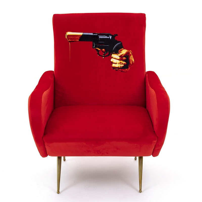 Кресло Seletti Armchair Revolver Красный Кресло Seletti Armchair Revolver Красный в Брянске | Loft Concept