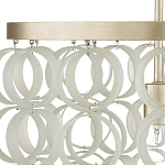 Потолочный светильник с каскадом из круглых декоративных колец Waterfall from the Rings варинант исполнения - 1 | Loft Concept в Брянске