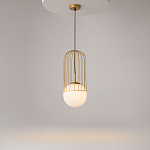 Подвесной светильник Cage Ball Pendant варинант исполнения - 2 | Loft Concept в Брянске