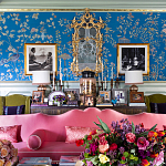 Обои ручная роспись Houghton Canton Blue варинант исполнения - 5 | Loft Concept в Брянске