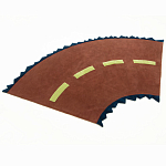 Дизайнерский ковер с изображением дороги Poltronova Autostrada Rug варинант исполнения - 3 | Loft Concept в Брянске