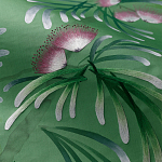 Обои ручная роспись Silk Tree Colourway SC-92 on Emerald Green dyed silk варинант исполнения - 3 | Loft Concept в Брянске