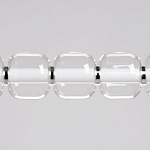Люстра линейная с 6-ю прозрачными стеклянными плафонами округлой формы HANDLE GRAPE варинант исполнения - 4 | Loft Concept в Брянске