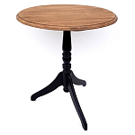 Стол кофейный круглый из массива березы в стиле прованс Vintage варинант исполнения - 2 | Loft Concept в Брянске