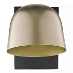 Бра с наклонным плафоном в сочетании золотистого и чёрного цвета Sconce with Sloping Shade варинант исполнения - 1 | Loft Concept в Брянске