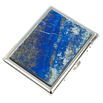 Портсигар с газовой зажигалкой из натурального камня Лазурит Stone Cigarettes Cases варинант исполнения - 1 | Loft Concept в Брянске