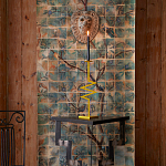 Обои ручная роспись Braganza Standard colourway on dyed paper варинант исполнения - 3 | Loft Concept в Брянске