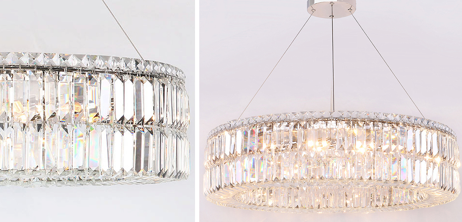 Люстра Darleen Crystal Nickel Chandelier 17 Люстра Darleen Crystal Nickel Chandelier 17 - Loft-Concept в Брянске