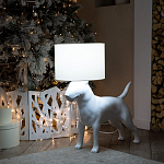 Лампа COLLECTION OF DOGS с абажуром Бультерьер варинант исполнения - 10 | Loft Concept в Брянске