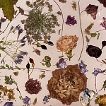 Круглый журнальный столик со столешницей из эпоксидной смолы Epoxy Resin Flowers Coffee Table варинант исполнения - 10 | Loft Concept в Брянске