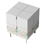 Тумба  Short Lemon Power White варинант исполнения - 2 | Loft Concept в Брянске