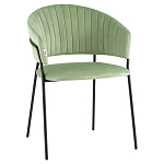 Стул в велюре фисташкового цвета Horizon варинант исполнения - 1 | Loft Concept в Брянске