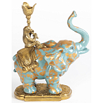 Фарфоровый подсвечник Слон с эмоцией Fluens варинант исполнения - 2 | Loft Concept в Брянске
