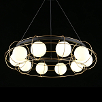 Люстра подвесная круглая с белыми плафонами Martin варинант исполнения - 1 | Loft Concept в Брянске