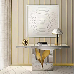 Консоль прямоугольная с основанием в виде расколотого камня Lapiaz варинант исполнения - 1 | Loft Concept в Брянске