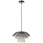 Подвесной светильник Black Grey Mesh Lampshade Hanging Lamp варинант исполнения - 2 | Loft Concept в Брянске