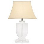 Настольная лампа хрустальная с бежевым абажуром Perfect варинант исполнения - 1 | Loft Concept в Брянске