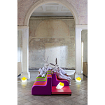 Дизайнерское кресло зеленое Poltronova Sofo Verosa Green Pink Armchair варинант исполнения - 8 | Loft Concept в Брянске