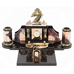 Настольный письменный набор из яшмы с декором в виде орла Manager Organizer варинант исполнения - 1 | Loft Concept в Брянске