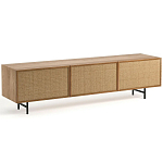 ТВ-тумба с декором из ротанга Pansy Rattan TV Stand варинант исполнения - 6 | Loft Concept в Брянске