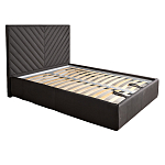 Кровать серая с подъемным механизмом Adelaide варинант исполнения - 1 | Loft Concept в Брянске