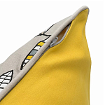 Чехол на подушку с рисунком и вышивкой Aurora Allure Sprout варинант исполнения - 4 | Loft Concept в Брянске