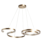 Люстра подвесная светодиодная в виде волнообразной ленты Ribbon Vortex варинант исполнения - 15 | Loft Concept в Брянске