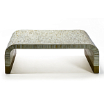 Стол журнальный Белый  BONE INLAY SIDE TABLE-Cream варинант исполнения - 2 | Loft Concept в Брянске