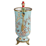 Ваза с двумя птичками из фарфора с бронзовыми элементами Garden of Eden варинант исполнения - 3 | Loft Concept в Брянске