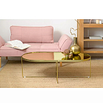 Кофейный столик овальный золотой Modern Mirror Gold Table варинант исполнения - 1 | Loft Concept в Брянске