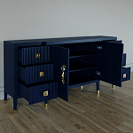 Большой Комод-буфет Elsa Dreams Blue с ящиками варинант исполнения - 6 | Loft Concept в Брянске