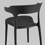 Черный стул из прочного PP-пластика JORIS варинант исполнения - 5 | Loft Concept в Брянске