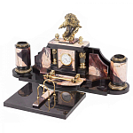 Настольный письменный набор из яшмы с декором в виде орла Manager Organizer варинант исполнения - 2 | Loft Concept в Брянске