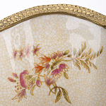 Ваза голубого цвета из фарфора с цветочным рисунком и бронзовой стрекозой Blue Garden варинант исполнения - 2 | Loft Concept в Брянске