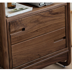 Вешалка деревянная с 2- мя ящиками Moon Walnut Furniture варинант исполнения - 8 | Loft Concept в Брянске