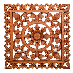 Панно из дерева квадратное Panel With Trees варинант исполнения - 1 | Loft Concept в Брянске