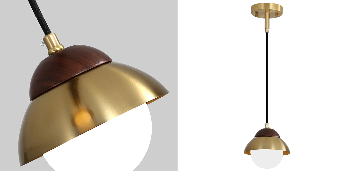 Подвесной светильник Roch Pendant Wooden Eco Light Подвесной светильник Roch Pendant Wooden Eco Light - Loft-Concept в Брянске
