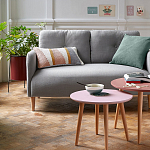 Кашпо из металла Elevated Planters красное варинант исполнения - 3 | Loft Concept в Брянске