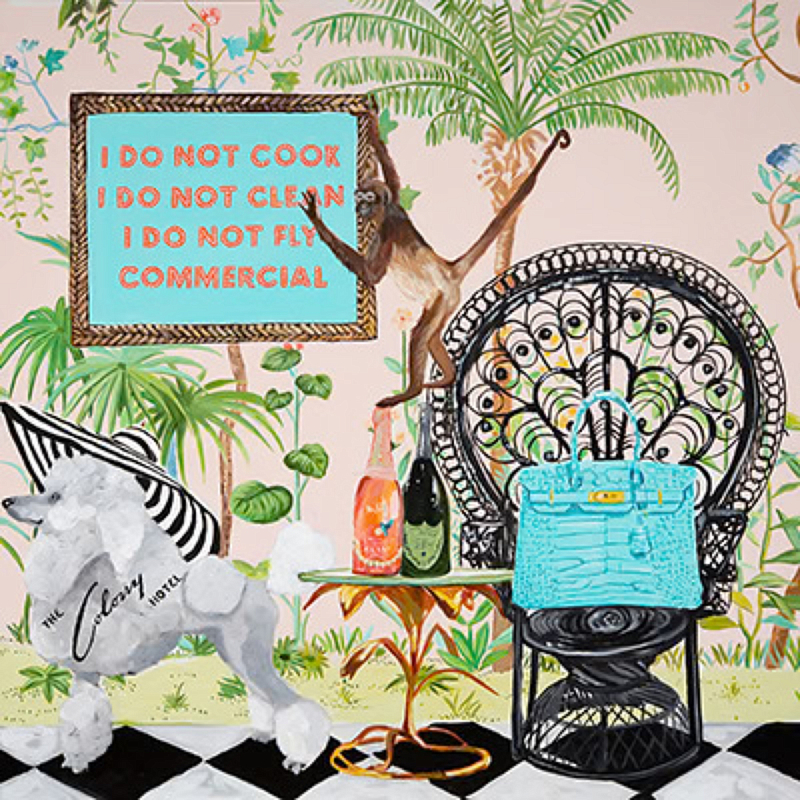 Картина The Colony Hotel Collection: I Do Not Cook. I Do Not Clean. I Do Not FlyCommercial. Мульти в Брянске | Loft Concept 