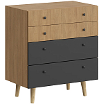 Комод с принтом на ящиках Elise Chest of Drawers варинант исполнения - 10 | Loft Concept в Брянске