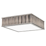 Потолочный светильник квадратный с гофрированным абажуром цвета графит Millennium варинант исполнения - 2 | Loft Concept в Брянске