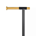 Держатель для туалетной бумаги с подвесным ершиком Black Bathroom Accessory варинант исполнения - 3 | Loft Concept в Брянске