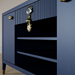 Комод-буфет Elsa Dreams Blue с открытыми полками   варинант исполнения - 7 | Loft Concept в Брянске