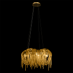 Люстра подвесная круглая с изогнутыми металлическими дугами и ниспадающими цепочками 65 см Atlantis Chain варинант исполнения - 3 | Loft Concept в Брянске