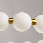 Люстра круглая с матовыми белыми шарами PEARLS Suspension варинант исполнения - 8 | Loft Concept в Брянске