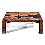 Кофейный Стол River in Autumn Elm Resin Coffee Table варинант исполнения - 1 | Loft Concept в Брянске
