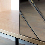 Шкаф-буфет с зеркальным декором Serena Cupboard варинант исполнения - 3 | Loft Concept в Брянске