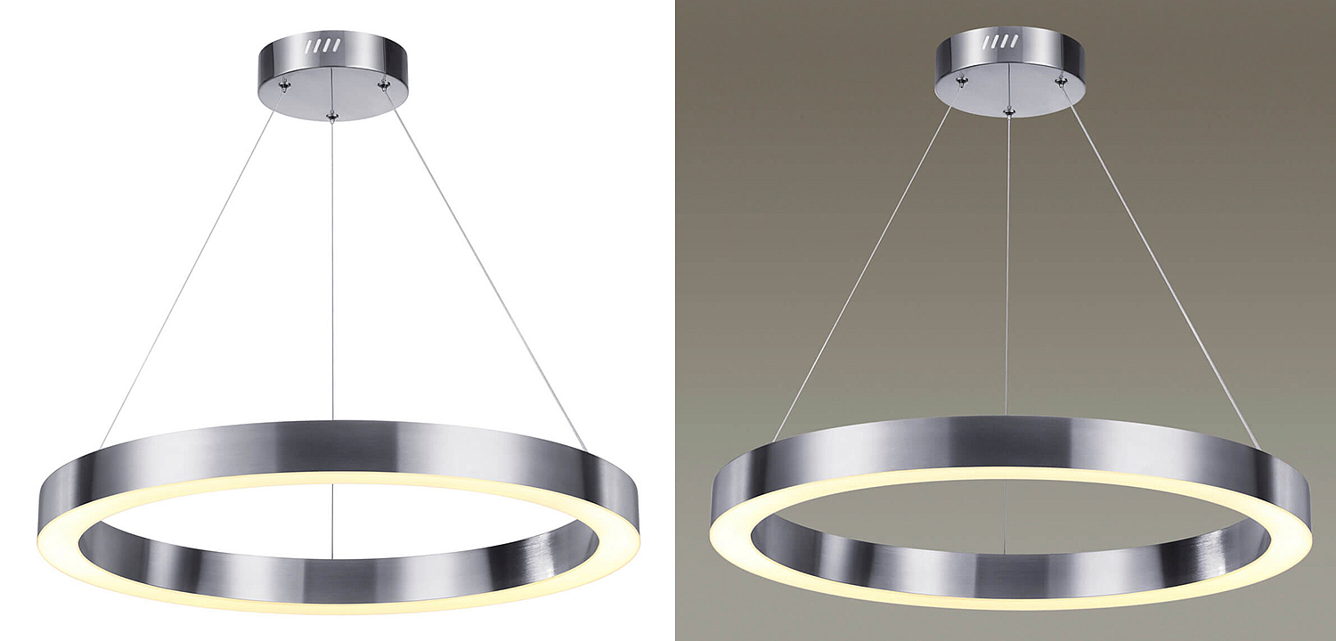 Подвесной светильник Nickel Ribbon Ring 60 Подвесной светильник Nickel Ribbon Ring 60 - Loft-Concept в Брянске