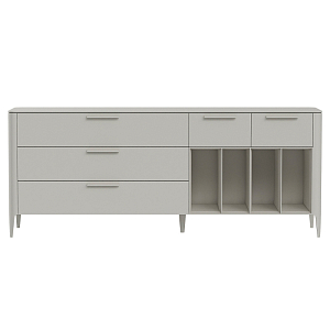 Тумба с 5-ю ящиками и 4-мя полками Type